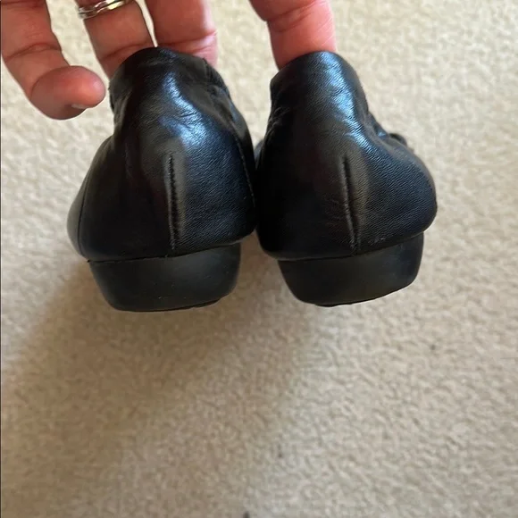 MPS Black Leather Ballet Flats - Picture 5 of 5